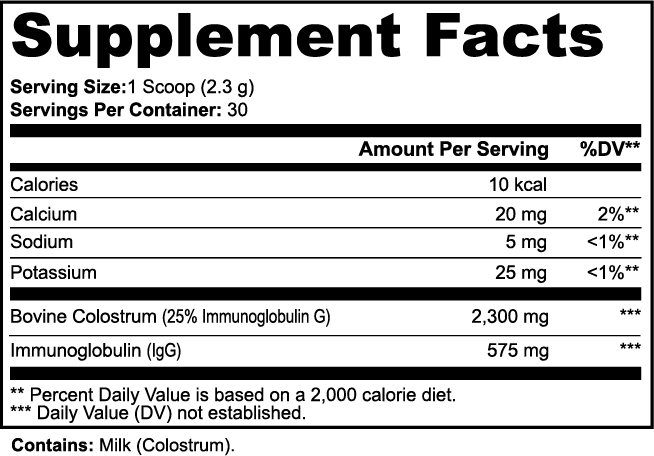 Colostrum Powder (Post-Workout)