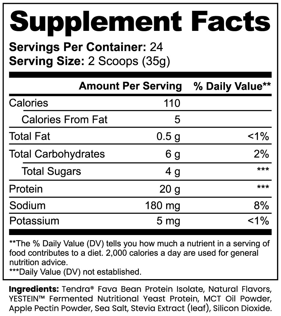 Plant Protein (Vanilla Cake)